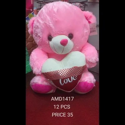 50 CM Bear W/Heart (12 PCS) wholesale